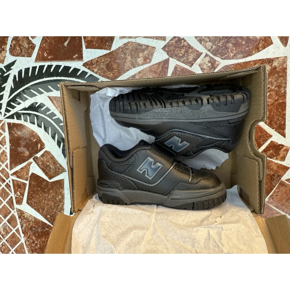 New Balance baby 5c 550 Bungee Lace with Strap IHB550BB